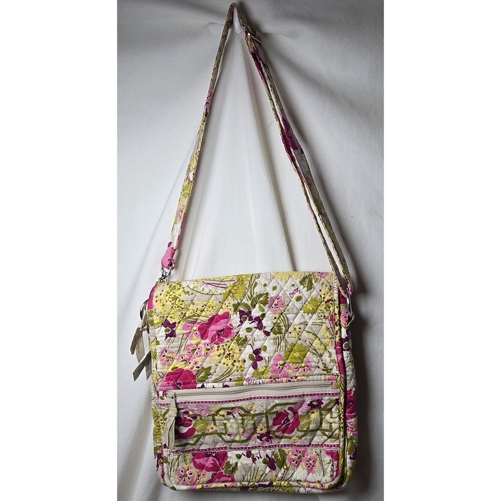 Vera Bradley Flap Large Hipster‎ Handbag Messenger Crossbody Make Me Blush